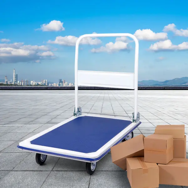 Xe Đẩy Hàng 4 Bánh DAKITA DKX-150N Tải 150Kg [SÀN SẮT SIÊU BỀN]